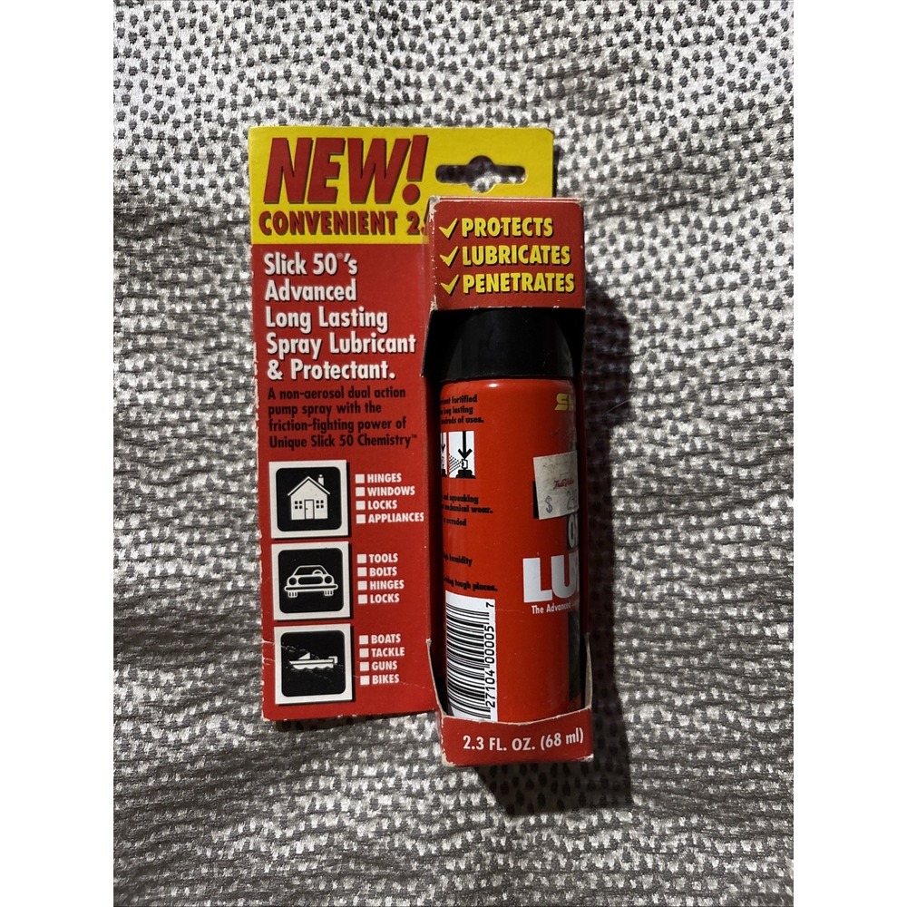 NOS Slick 50 Lube Advanced Lubricant Protectant 2.3 Fl Oz Non-Aerosol Pump Spray